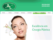 Tablet Screenshot of clinicaandreluiz.com.br